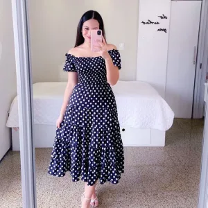 2025 New spring and summer new  New 2025 dresses literary  fresh printing fashion women's clothing