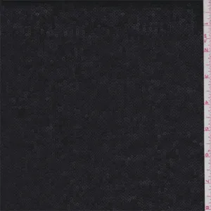 4 1/2 YD PC-Matte Black Sequin Knit Fabric