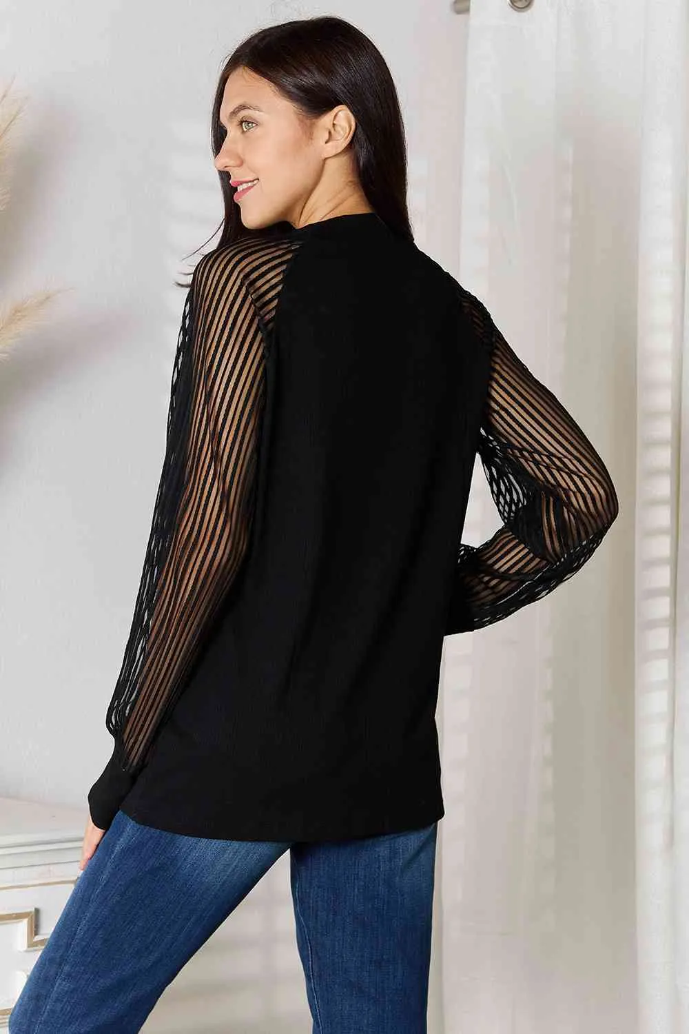 About Last Night  Raglan Sleeve Blouse