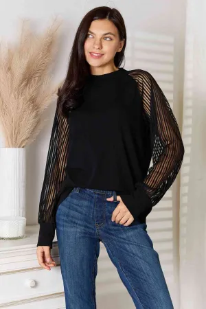 About Last Night  Raglan Sleeve Blouse
