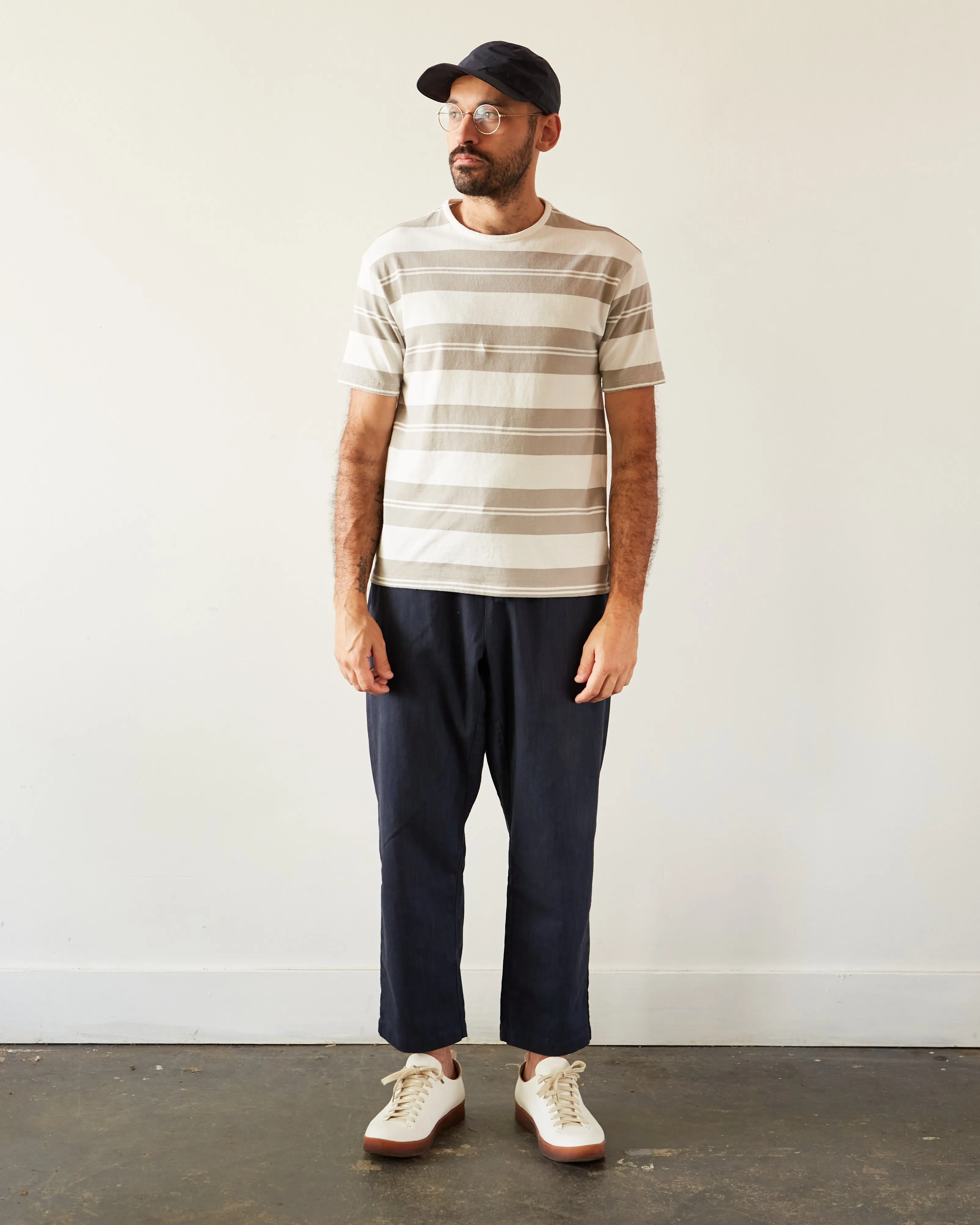 Arpenteur Match Tee, White/Stone