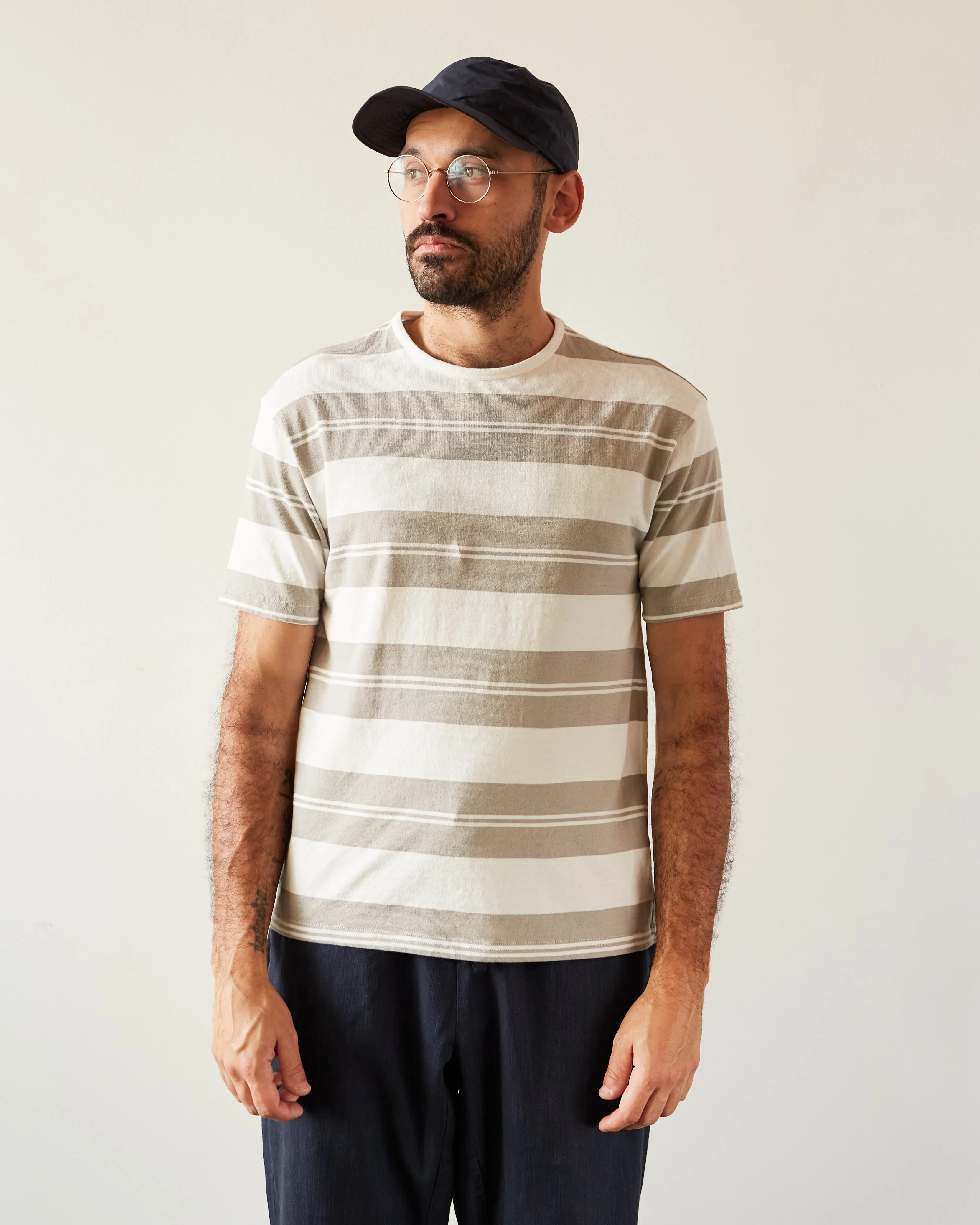 Arpenteur Match Tee, White/Stone