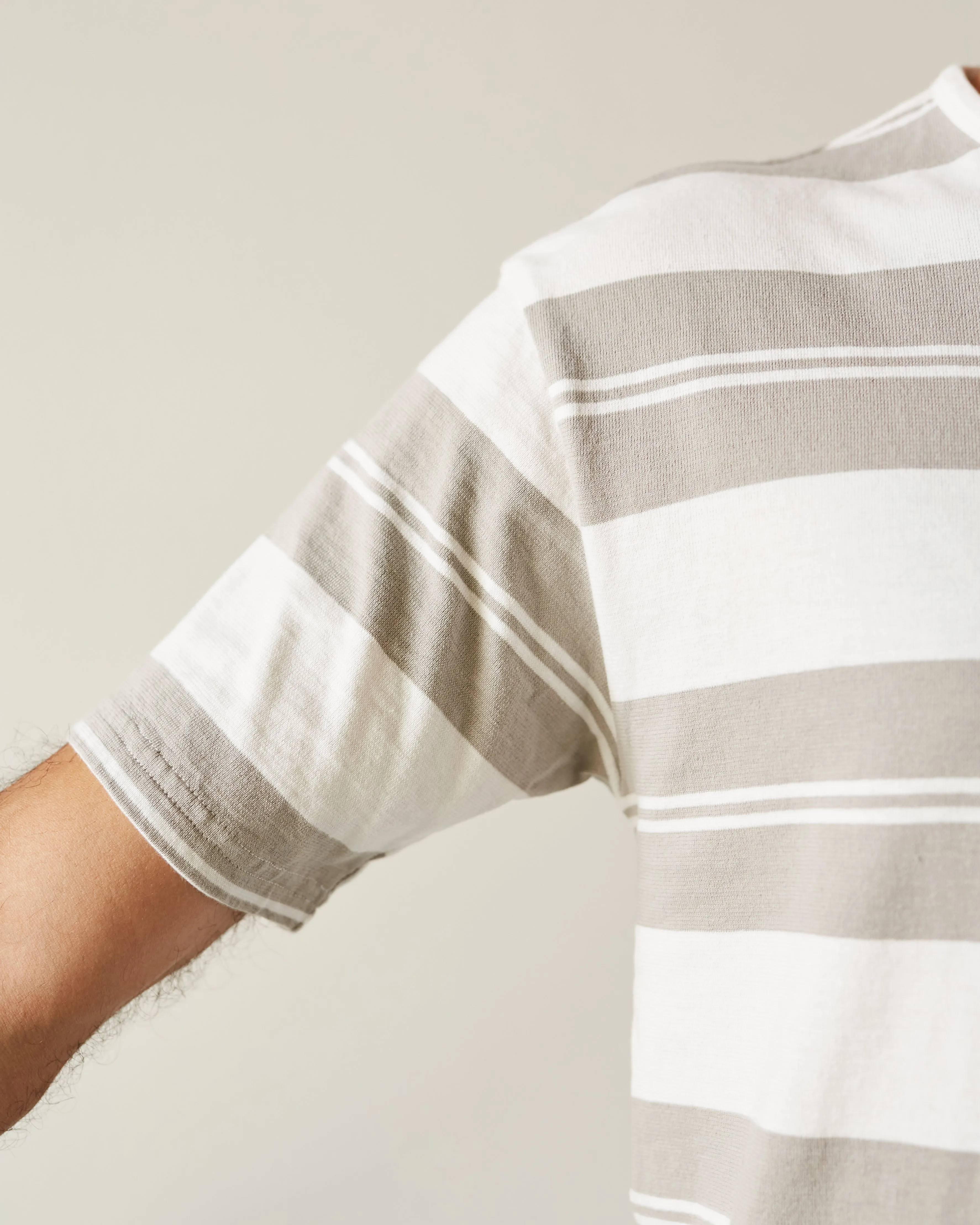 Arpenteur Match Tee, White/Stone