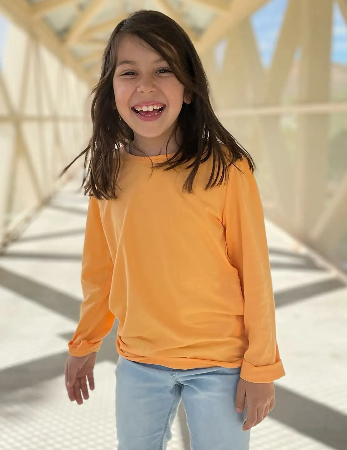 Arshiner Kids 3 Pack Long Sleeve Tees Girls Tees 3pcs Shirts