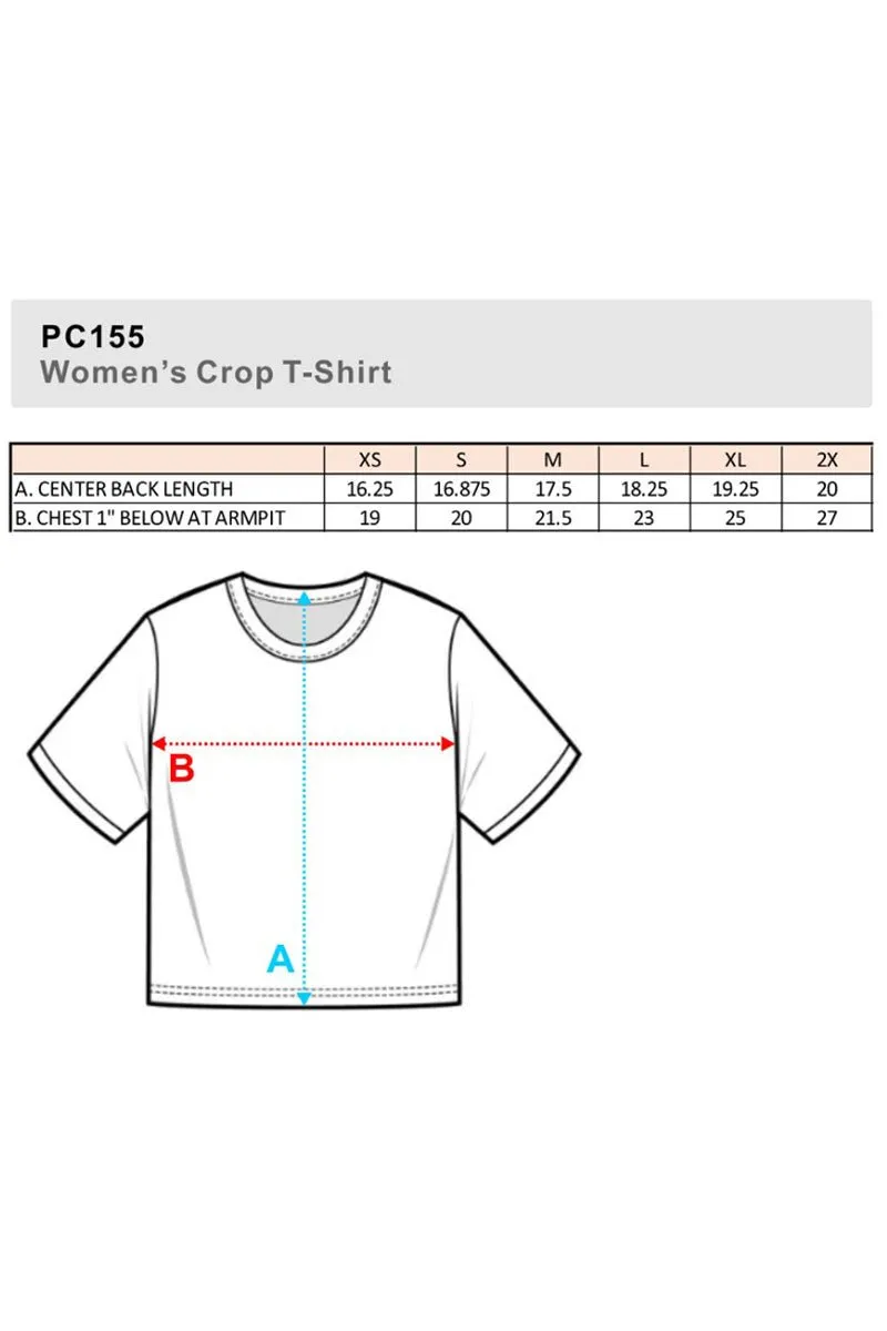 Athletic Varsity Mississippi Women's Soft-Tek Blend Crop T-Shirt