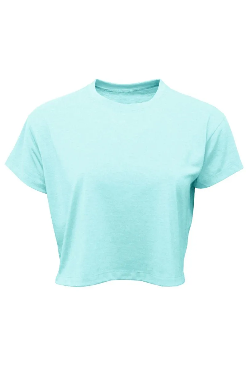 Athletic Varsity Nashville Women's Soft-Tek Blend Crop T-Shirt