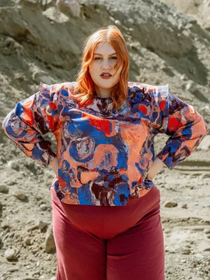Cameron Shirt Bloom Orange