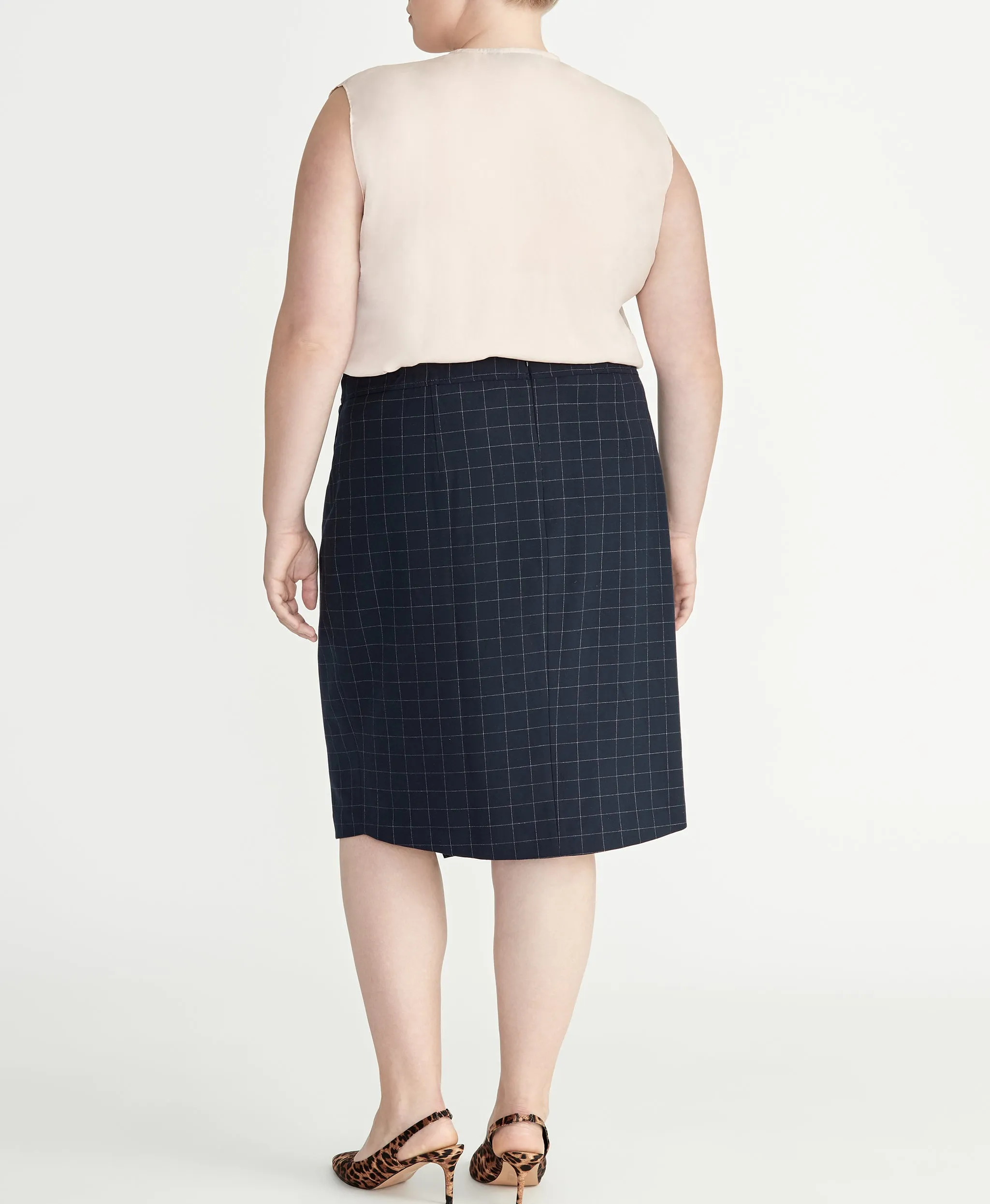 Checked Skirt