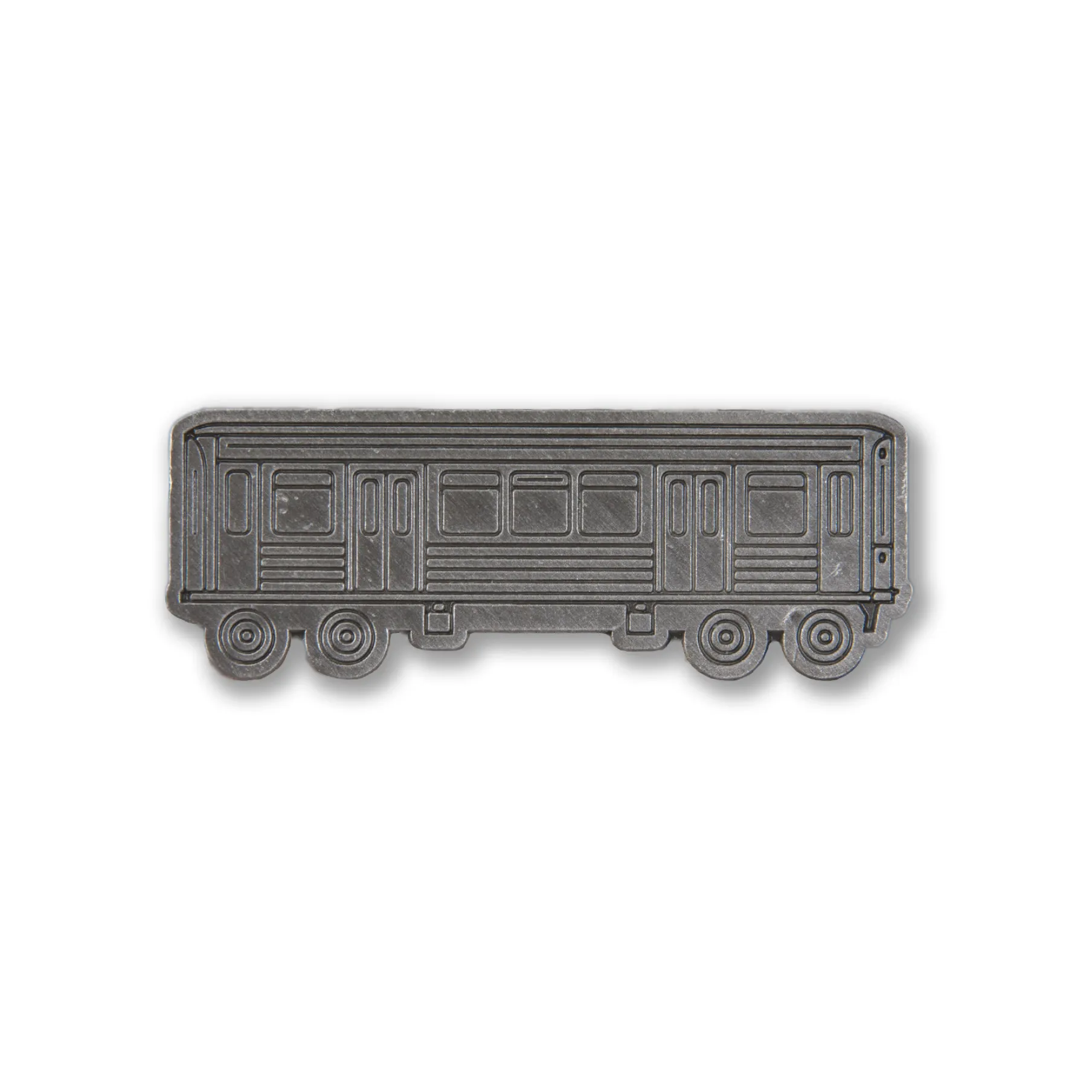 Chicago CTA El Train Enamel Pin