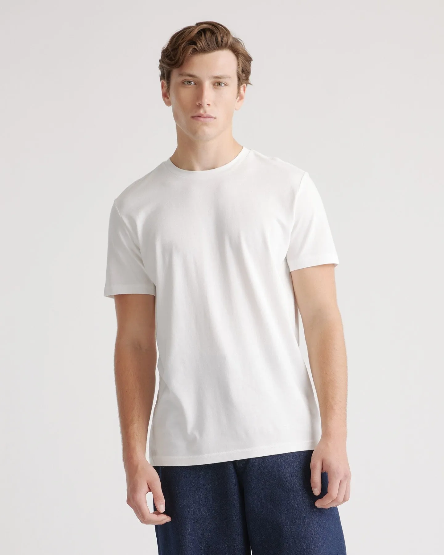 Cotton Modal Crew Neck Tee (3-Pack)