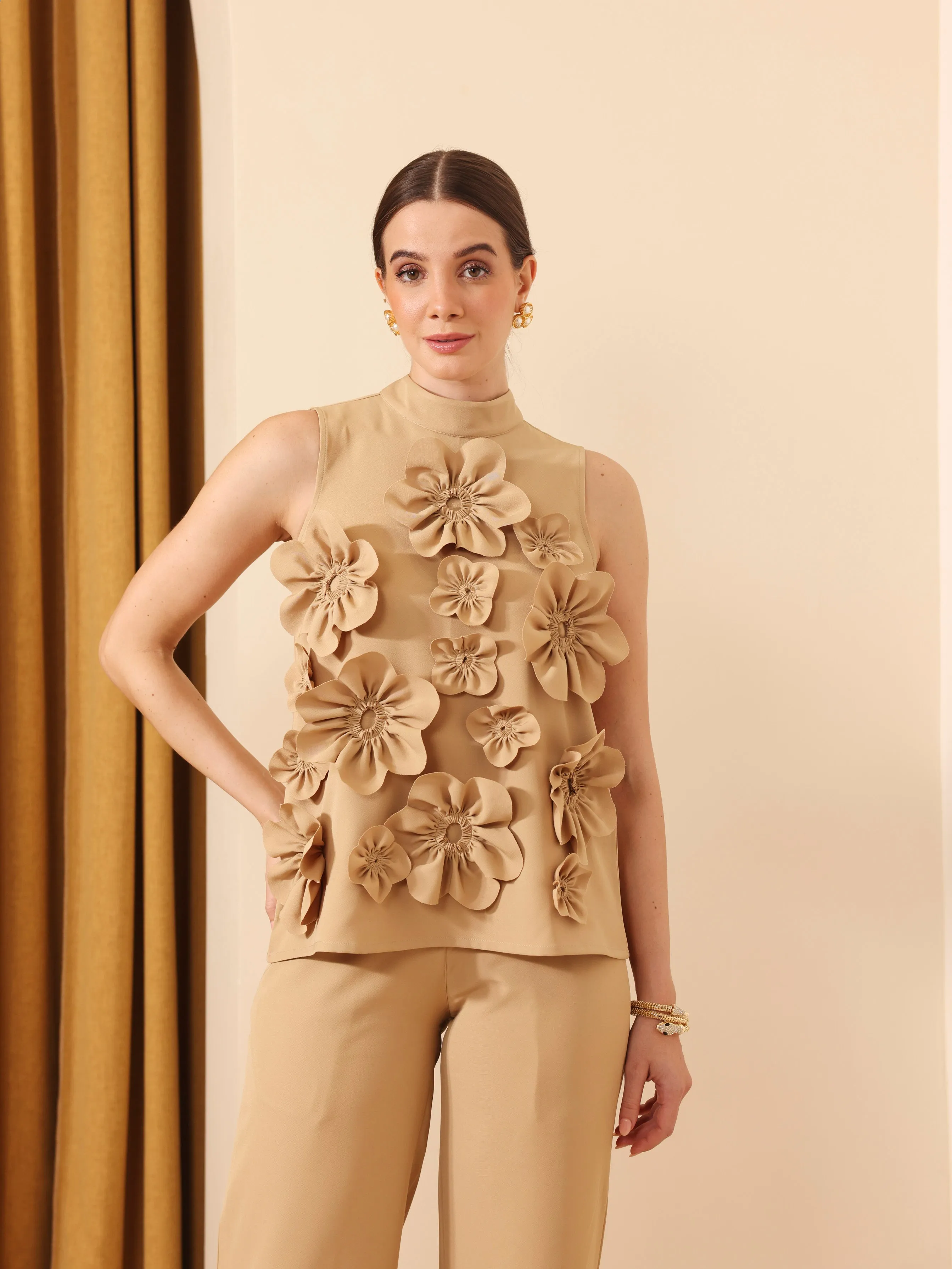 Florence Set Pants (Beige)