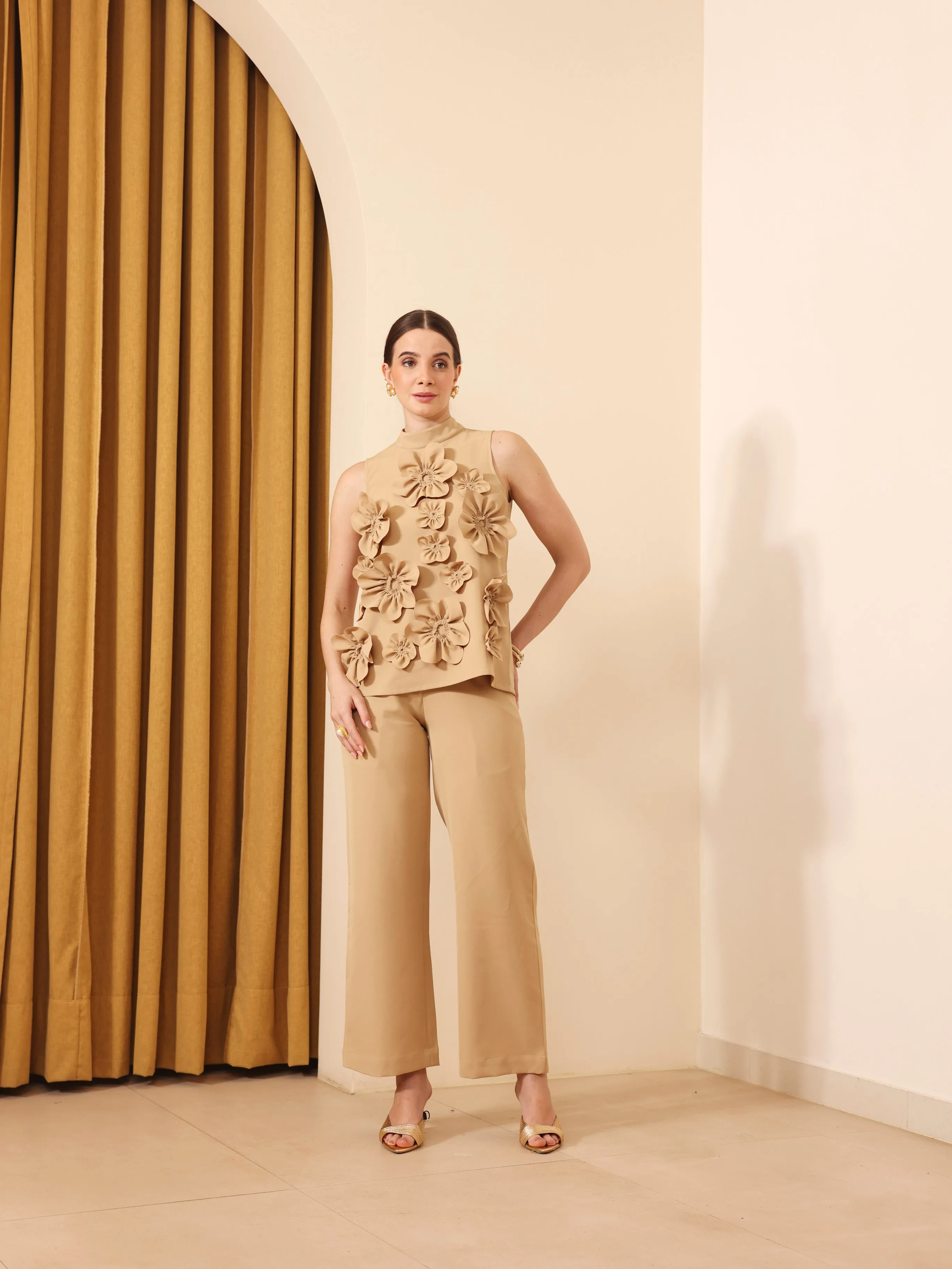 Florence Set Pants (Beige)