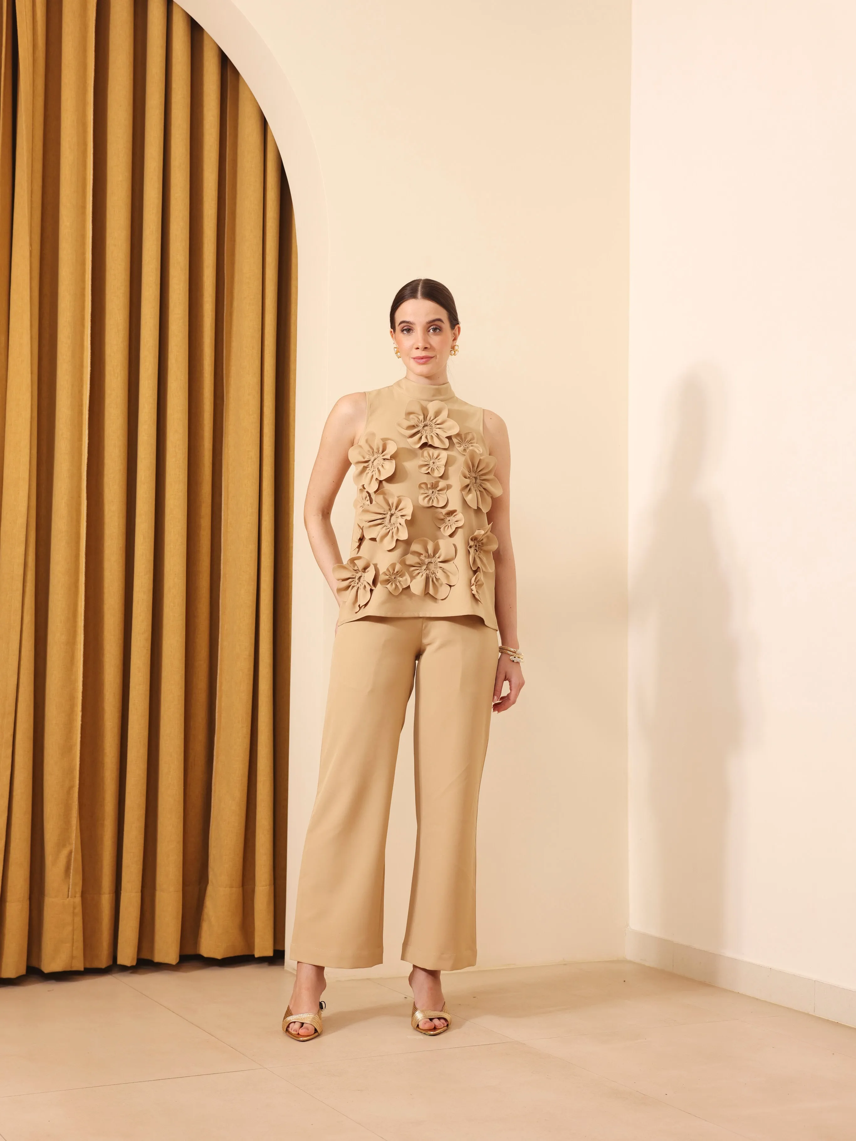Florence Set Pants (Beige)