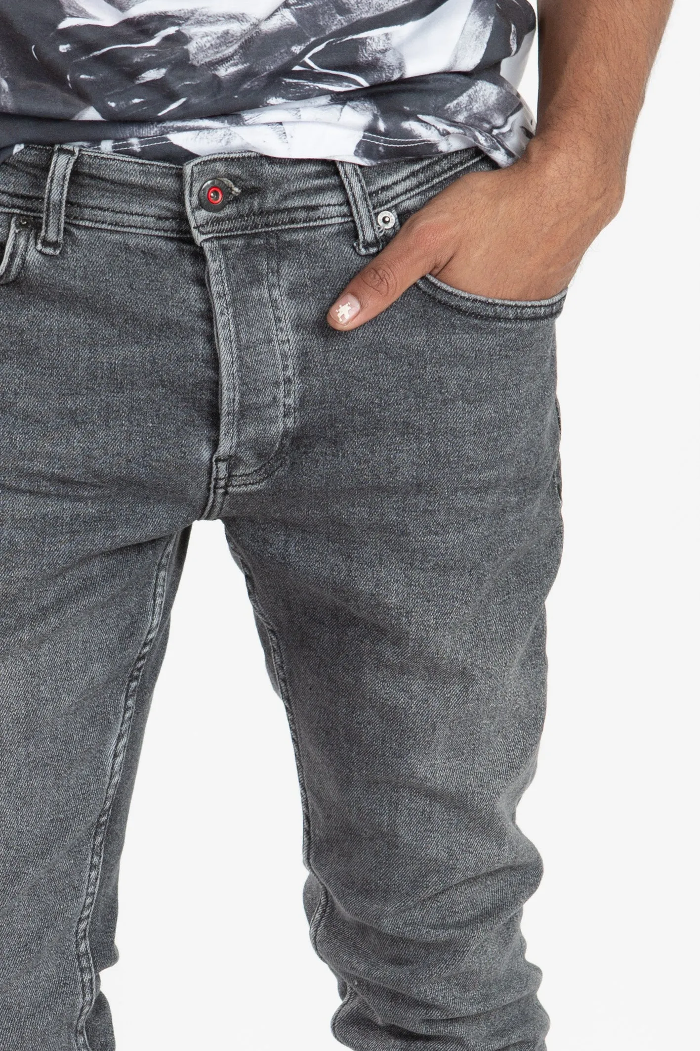 Integral Slim Fit Stretch Jeans - Charcoal