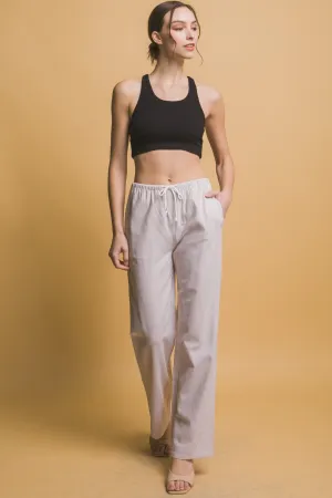 Linen Wide Leg Pant