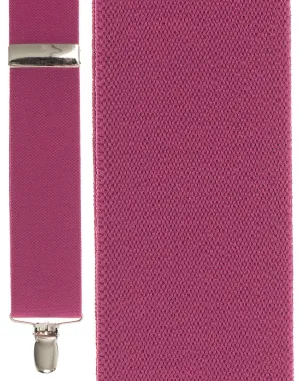 "Dark Pink Bostonian" Suspenders