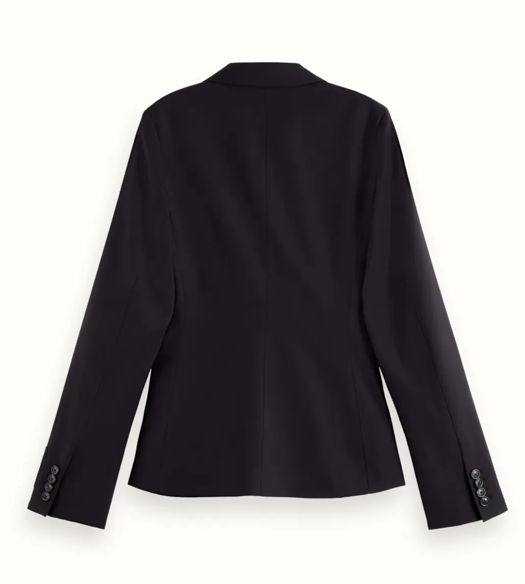 Scotch and Soda Tuxedo Blazer in Black