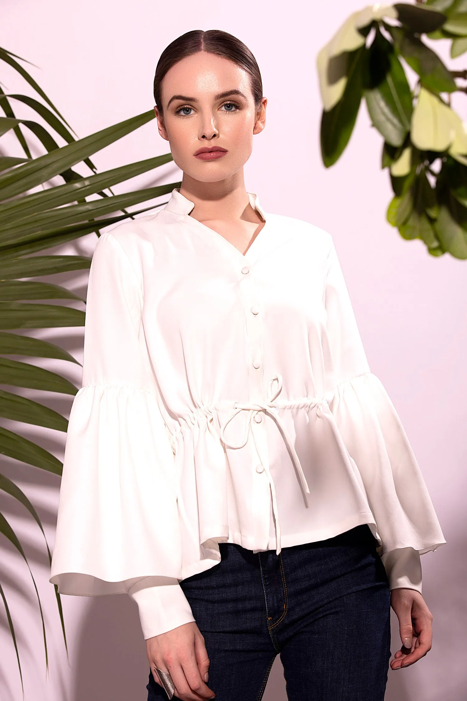 Sinched Waist Shirt