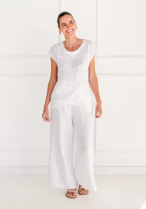 Soul Sparrow Linen Pants Navy S