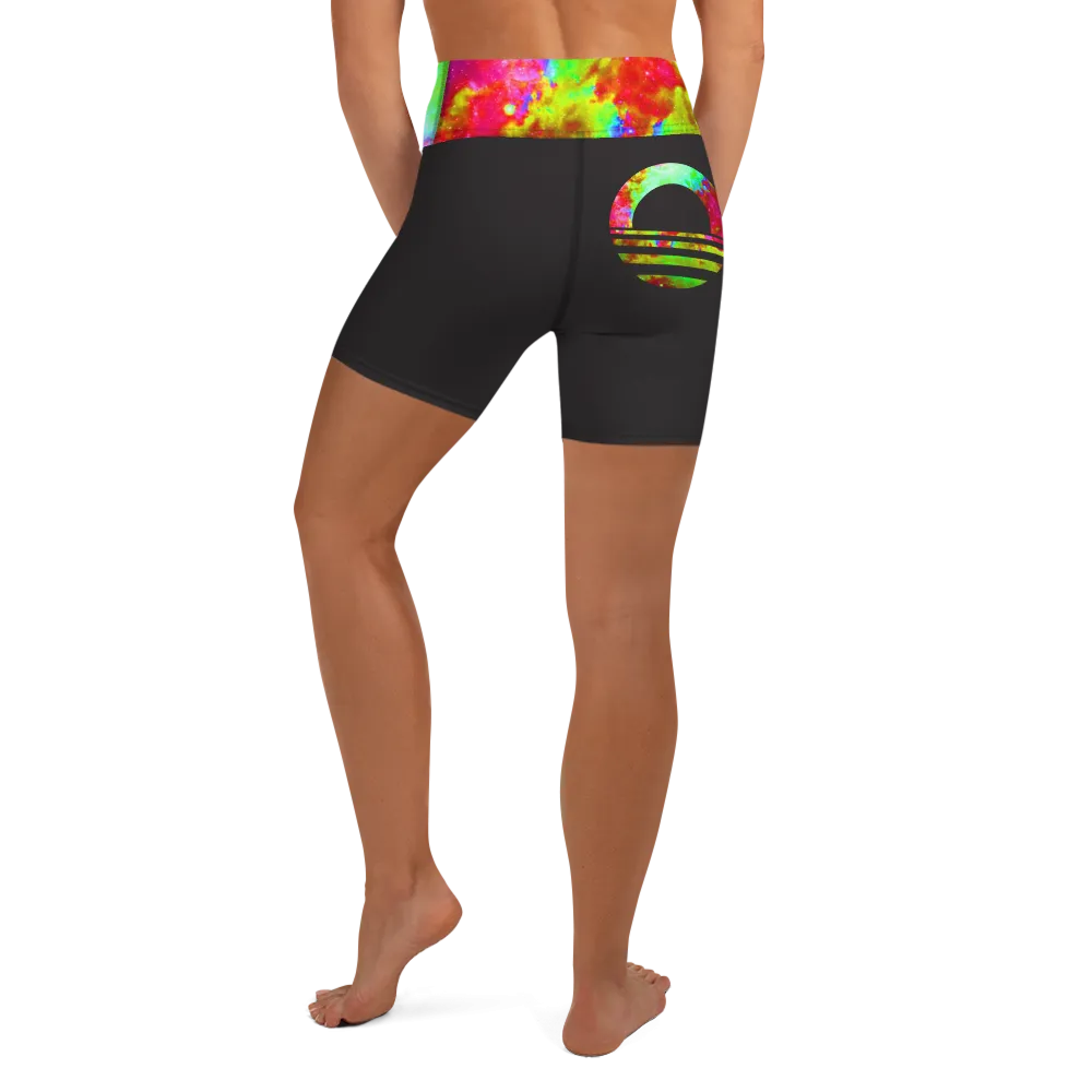 Women's Yoga Shorts - Nebula